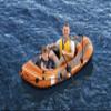 Bestway Kondor 2000 Inflatable Boat Set, Rubber raft 1.88m,Orange view 2