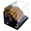 Better Display Cases Versatile Acrylic Display Case - Medium Rectangle Box with Silver Risers Mirror and Wall Mount 12" x 8.25" x 8" (A004-SR) view 1