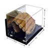 Better Display Cases Versatile Acrylic Display Case - Medium Rectangle Box with Silver Risers Mirror and Wall Mount 12" x 8.25" x 8" (A004-SR) view 2