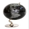 Black & Sliver Globe of The World 5" view 2
