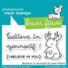 Lawn Fawn Clear Stamps 3"X2"-Believe In Yourself view 1