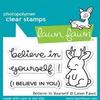 Lawn Fawn Clear Stamps 3"X2"-Believe In Yourself view 2