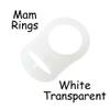 5 MAM Ring Button Style Pacifier Adapter (White) - by i Craft for Less view 2
