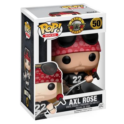 Funko Pop Rocks: Guns N' Roses - Axl Rose - Guns N Roses - Collectable Vinyl Figure - Gift Idea - Official Merchandise - Toys for Kids & Adults - Music Fans - Model Figure for Collectors and Display