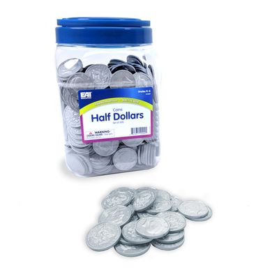 EAI Education Coins - Half Dollars - Set of 500