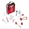 Janod - Doctor's Suitcase Play Set with 10 Accessories - Pretend Play with Friends - Complete Medical Kit - Encourages Imaginative Play - Durable Wooden Construction view 1