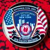 9/11 New York FDNY Fire Department Colorized Challenge Art Coin view 1