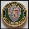 Houston Fire Department Firefighter Colorized Challenge Art Coin view 1