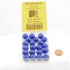Wondertrail Blue Opaque 14mm Glass Marbles Pack of 20 WONGM025 view 3