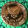 USAF B-52 Stratofortress Colorized Challenge Art Coin view 2