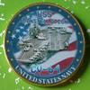 US Navy USS Constellation CV-64 Colorized Challenge Art Coin view 1