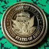 US Navy USS Constellation CV-64 Colorized Challenge Art Coin view 2