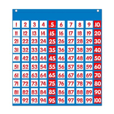 EAI Education Hundred Pocket Chart