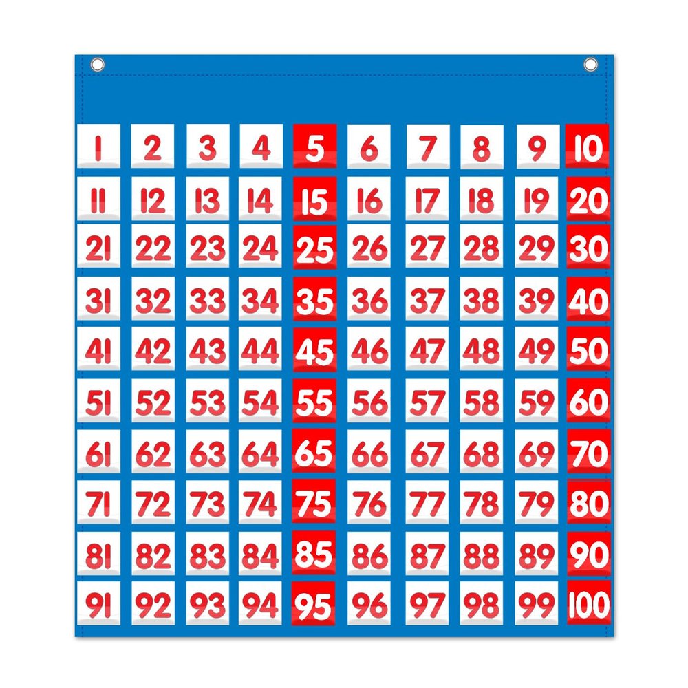 EAI Education Hundred Pocket Chart