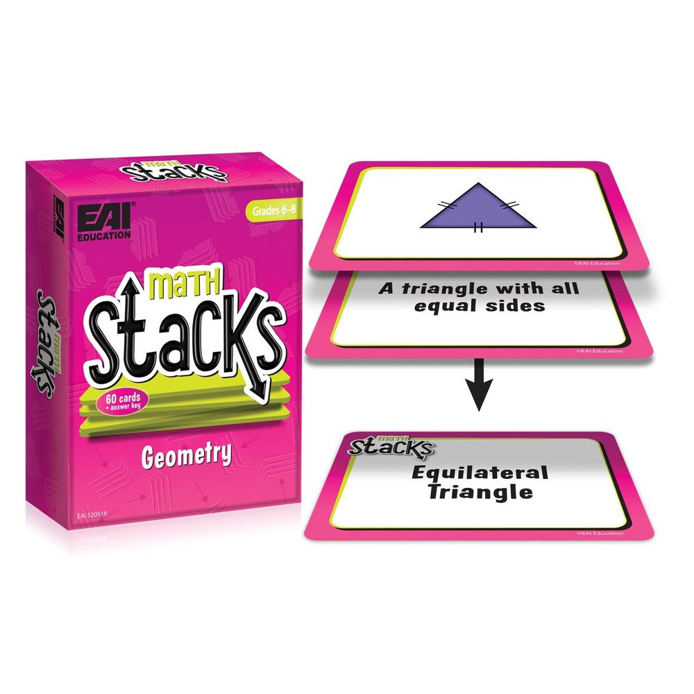 EAI Education Math Stacks Geometry Game: Grades 6-8