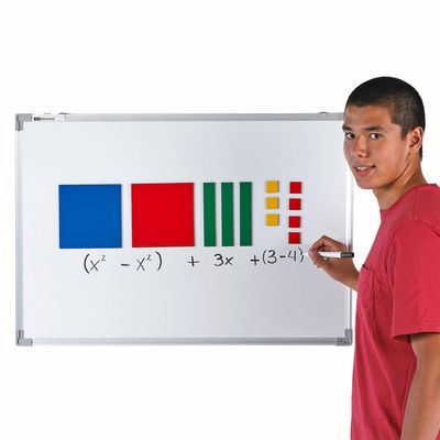 EAI Education Jumbo Magnetic Algebra Tiles - Set of 35