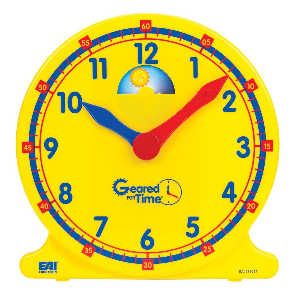 EAI Education Geared for Time Demonstration Clock