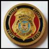 US Coast Guard Police Law Enforcement Colorized Challenge Art Coin view 1