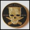 Marine Corps Sniper One Shot, One Kill Colorized Challenge Art Coin view 1