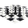 MEGACHESS Giant Chess Set - 25 inch King, with Giant Checkers Set and Giant Plastic Chess Board view 1