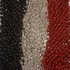 72 Red Silver Black Mardi Gras Gra Beads Necklaces Party Favors 6 Doz Lot Pirate view 1