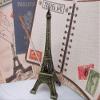 2pc Bonze Paris Eiffel Tower 6" Miniature Display (B57) US SELLER SHIP FAST view 2