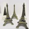 2pc Bonze Paris Eiffel Tower 6" Miniature Display (B57) US SELLER SHIP FAST view 4