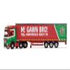 Corgi CC15812 Accessories GmbH Mercedes-Benz Actros (MP4) Curtain Side Trailer McGawn Transport Model view 1