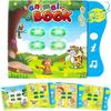 Animal Sound Book for Toddlers 1-3, Interactive Learning Toy with 90+ Sounds, 32 Animals, 8 Pages, 4 Activities, Light-Up Buttons, Educational Baby Book Gift for 1 2 3 Year Old Boys Girls view 1