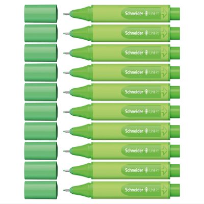 Schneider 191201 Link-It Fineliner, Pack of 10 Fineliner Standard Highland-Green
