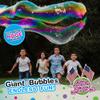 WOWMAZING Giant Bubbles Kit Plus  Big Bubbles for Kids with a Large Bubble Wand and Bubble Mix (Makes 1.5 Gallon) view 3