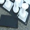 Chess House Giant Chess Pieces (16" King) with 5.5 Foot Nylon Chess Mat view 3