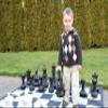 Chess House Giant Chess Pieces (16" King) with 5.5 Foot Nylon Chess Mat view 4