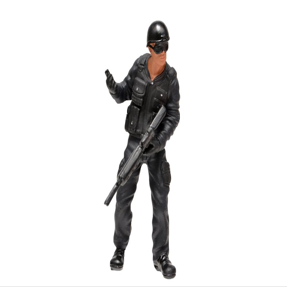 American Diorama SWAT Team Flash Figure for 1:18 Scale Models