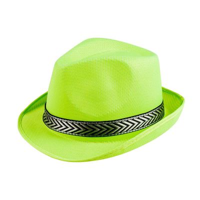 BOLAND Adult Acid Green Borsaline Hat