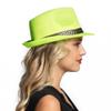 BOLAND Adult Acid Green Borsaline Hat view 4