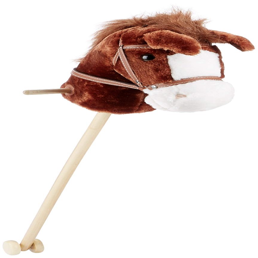 JohnToy 2226 Horse Toy with Sound, 2 Different Colours, 2 Pieces