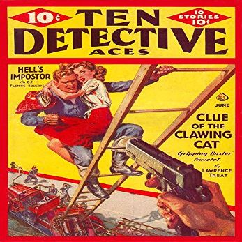 Ten Detective Aces Magazine Cover Art - 40 Trading Cards