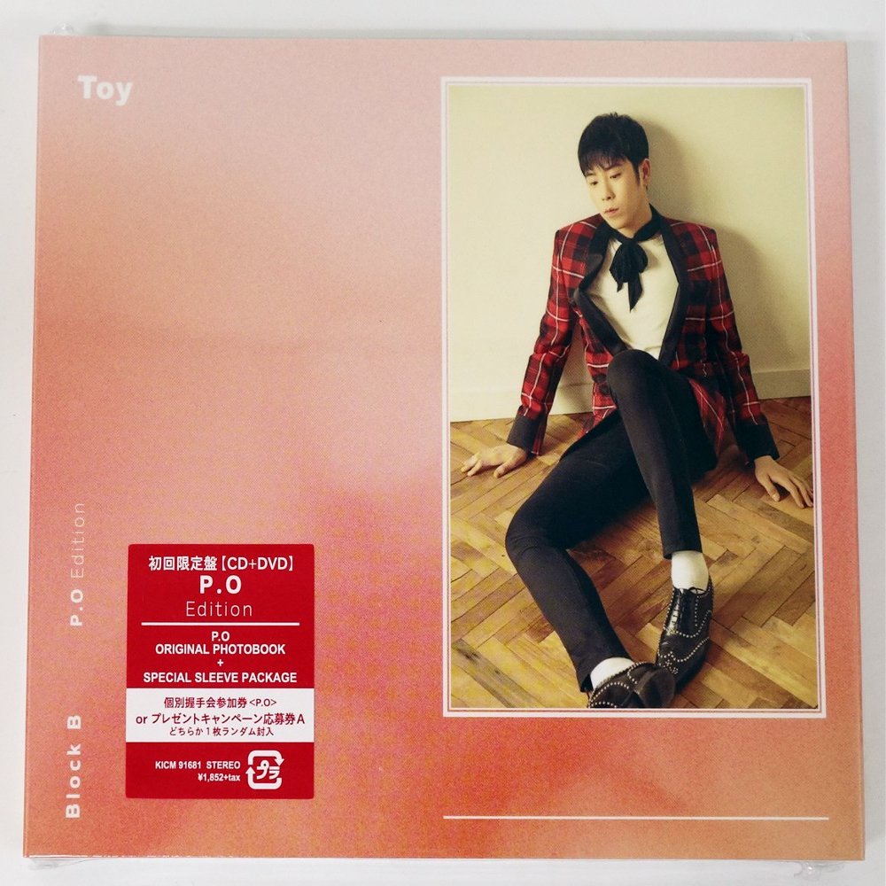 Seven Seasons Block B - Toy [P.O ver.] CD+DVD 1st Press Japanese Edition KICM91681