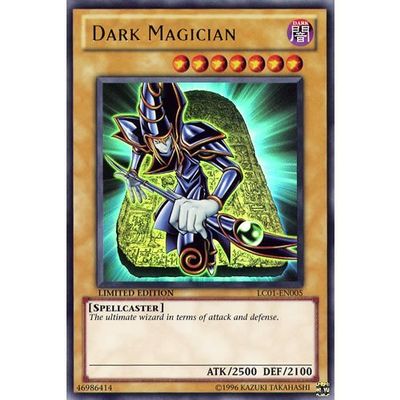 YuGiOh : LC01-EN005 limited Ed Dark Magician Ultra Rare God Card by Deckboosters