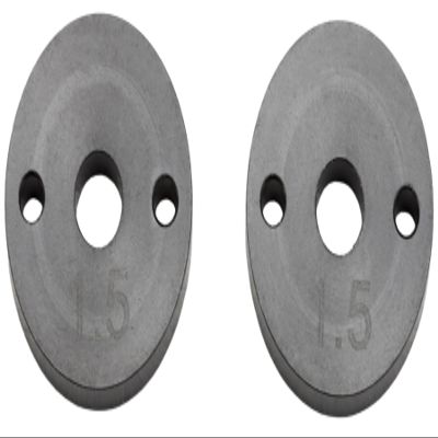 Yokomo 12mm "X" Flat Shock Piston (Black) (2) (1.5mm x 2 Hole)