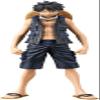 Banpresto One Piece 5.9-Inch Film Gold Monkey D Luffy DXF Sculpture, The Grandline Men Volume 1 view 1