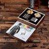 Teals Prairie & Co. Flasks with Personalized Poker Chips, Cards, Dice Gambling Gift Sets_Gentleman_Large view 1