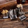 Flasks with Personalized Poker Chips, Cards, Dice Gambling Gift Sets _Hunter_Large view 3