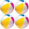 INTEX 24" Inflatable Paradise Panel Colorful Beach Ball - 59032EP (Set of 4) view 1