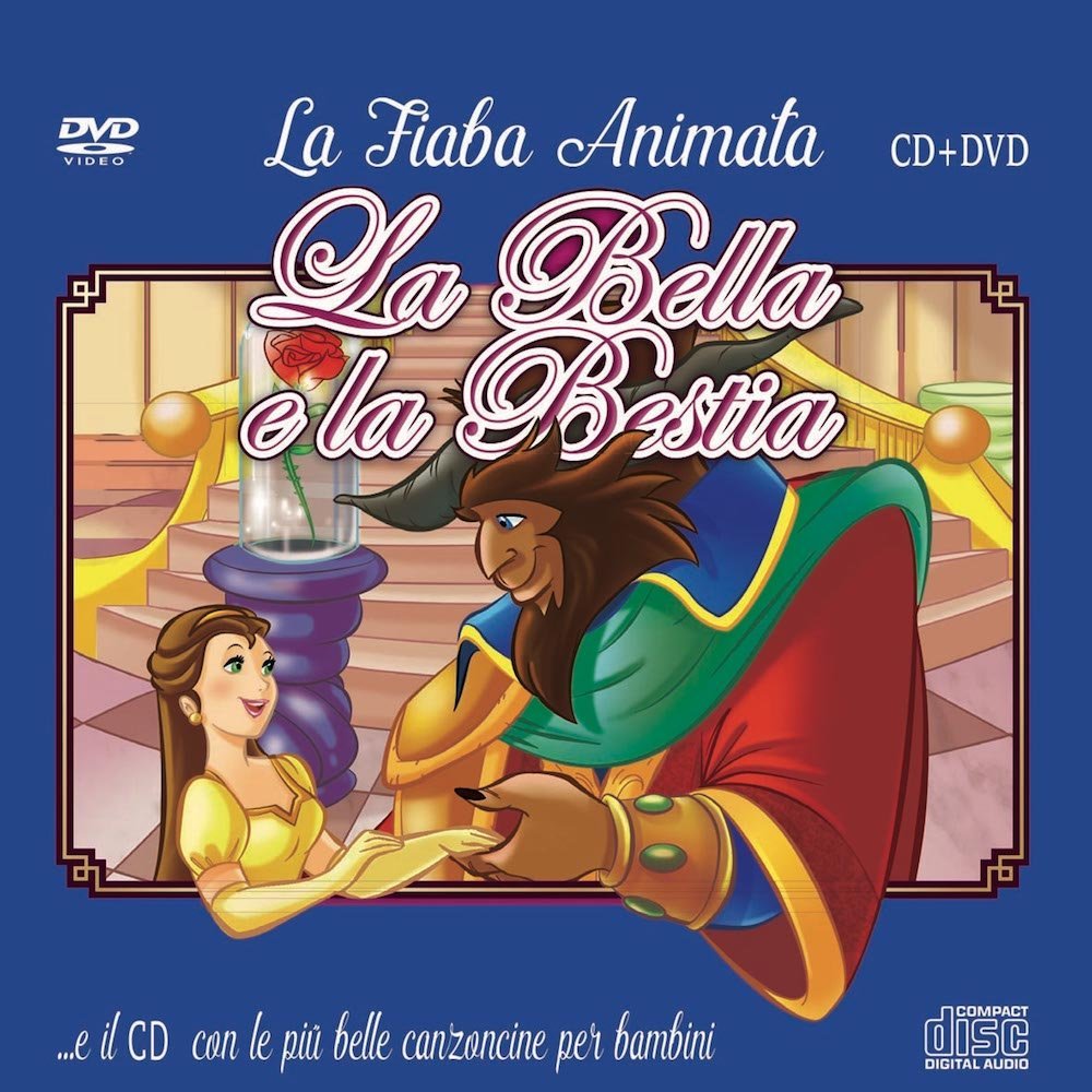 Le Pi Belle Canzoncine & Fiabe Audio CD + DVD della Bella e La Bestia Idea Regalo per bambini e Per Feste di Compleanno