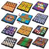 Gamie Magnetic Board Travel Games for Kids, Includes 12 Retro Fun Games - 5" Compact Design, Individually Boxed Travel Essentials for Kids Road Trip/Airplane/Camping, Stocking Stuffers for All Ages view 1