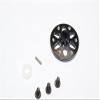 Axial SCX10 Upgrade Parts Aluminum Spur Gear Adapter - 1Pc Set Black view 1