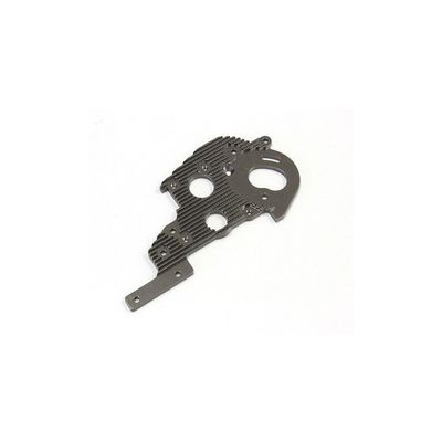 Kyosho OTW104GM CNC Aluminum Motor Plate, Gunmetal Anodized, for OPTIMA 2016 KYOOTW104GM