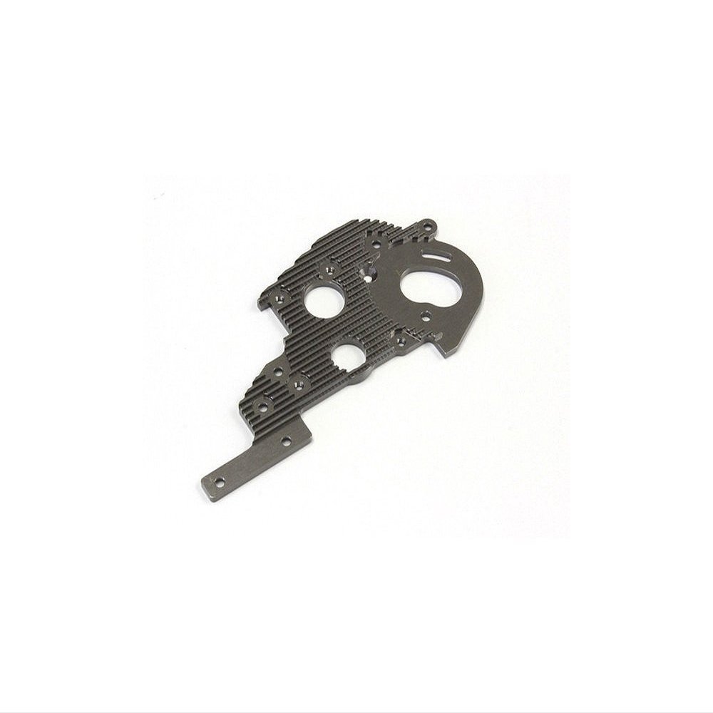 Kyosho OTW104GM CNC Aluminum Motor Plate, Gunmetal Anodized, for OPTIMA 2016 KYOOTW104GM